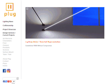 Tablet Screenshot of pluglighting.com